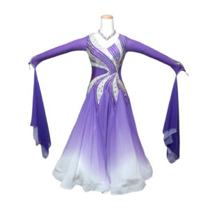 ドレス022　パープルグラデーション　Mサイズ