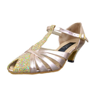 L68 ベージュサティーナ/ゴールドラメ