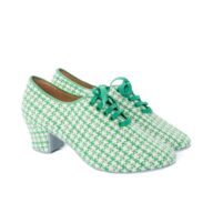 T1-B ブライトグリーンツイード