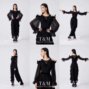 TMダンスウェア ブラウス【ブラックスワン】
