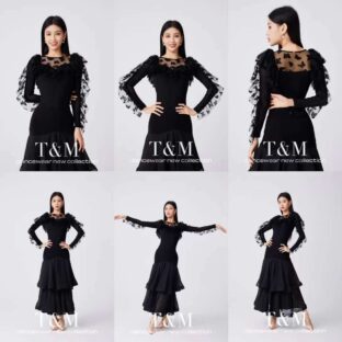 TMダンスウェア ブラウス【ドリームバタフライ】