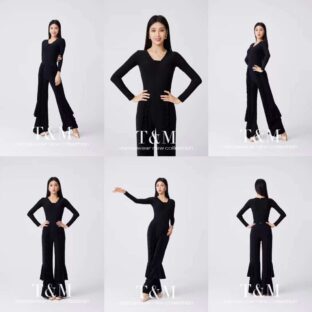 TMダンスウェア ブラウス【ミニマリズム】ブラック