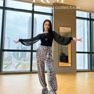 TMダンスウェア ブラウス【ヴィーナス】ブラック