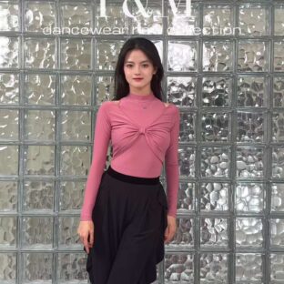 TMダンスウェア ブラウス【ザ ウーマン】ピンク