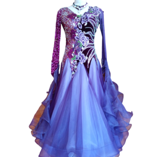 パープルレインドレス　240901