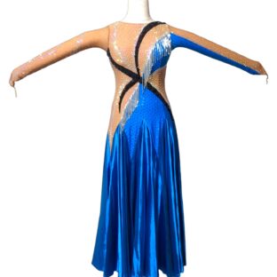 ブルー/ベージュ　240910