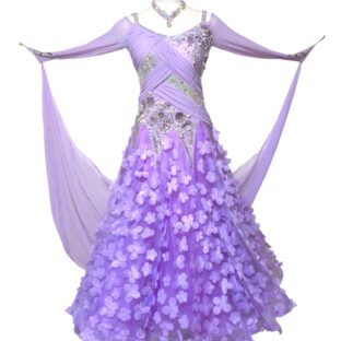 ライラックドレス　Mサイズ　240801