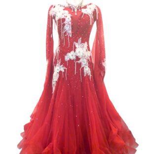 赤ドレス　Mサイズ　250101